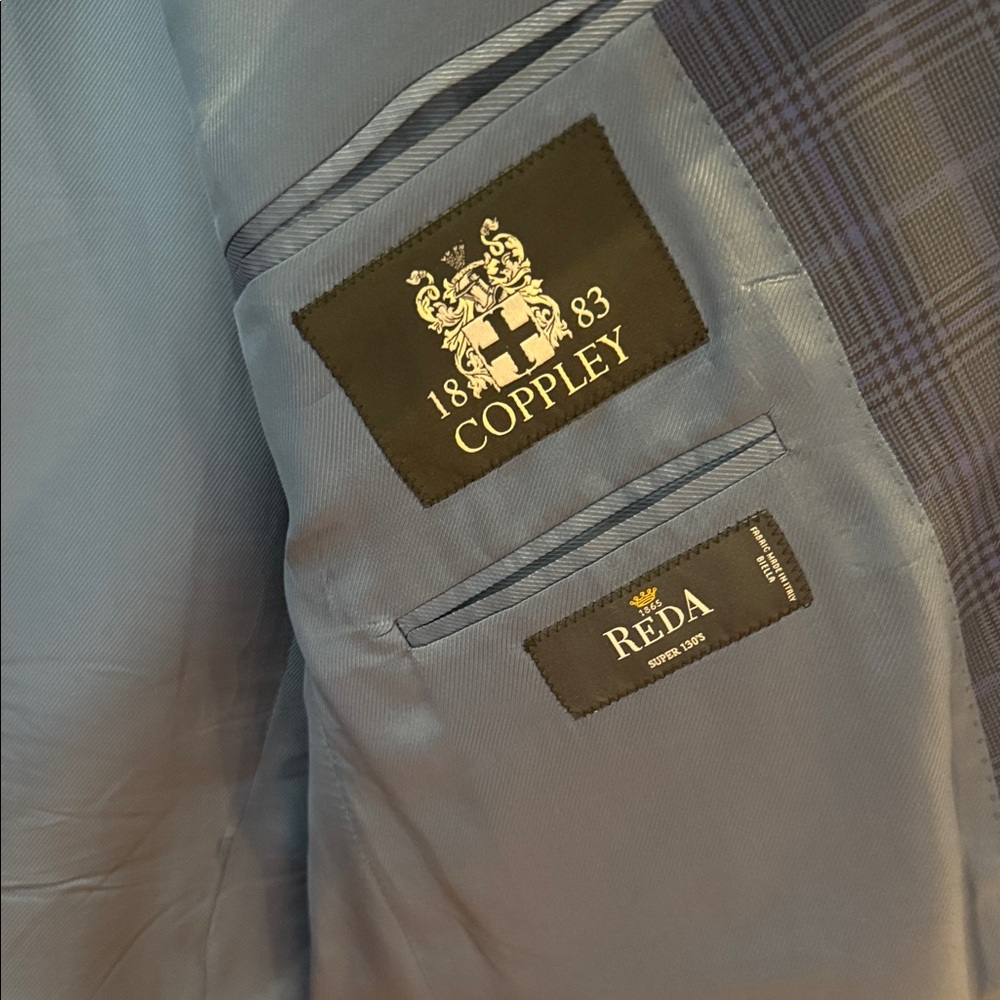 Coppley Blue Plaid Blazer